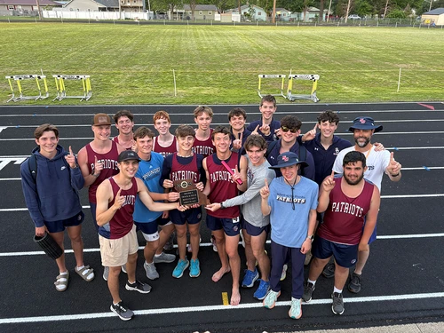 Group of boys team smiling.